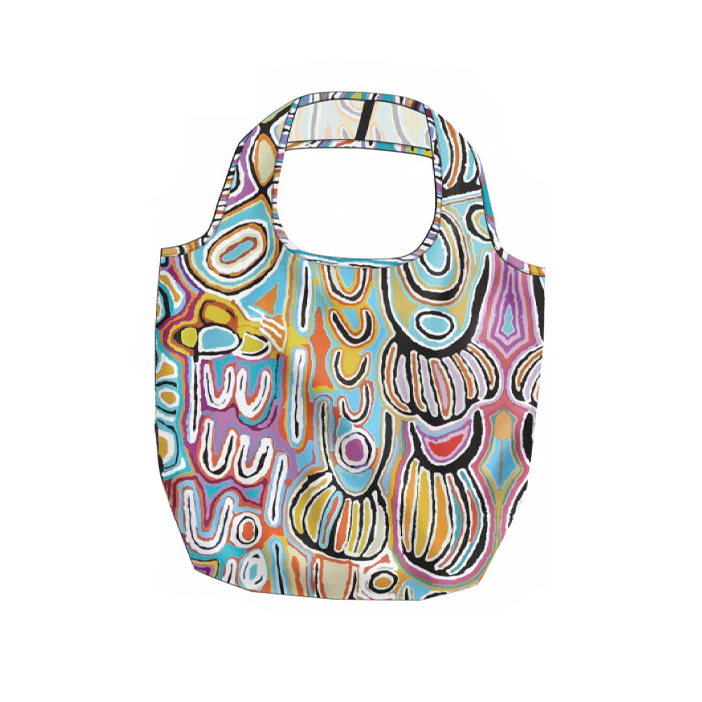 Aboriginal art shopping bag