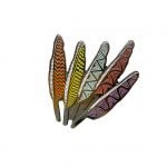 Five Feathers - Aboriginal Pin