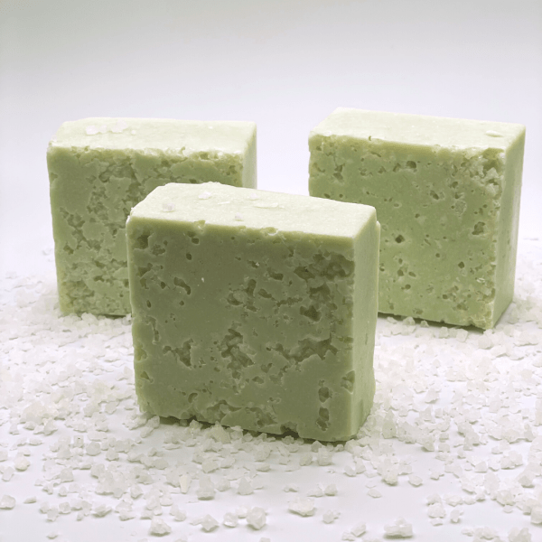 Inland salt soap green clay