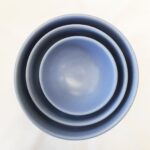 Ceramic Nesting Bowls - Aboriginal design - Blue