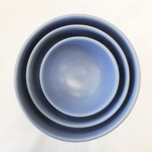 Ceramic Nesting Bowls - Aboriginal design - Blue