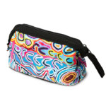 Aboriginal art DOPP makeup bag