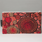 Aboriginal Art Zip Bag - Teddy Gibson