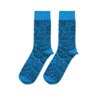 Blue mens socks