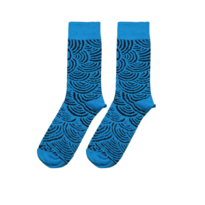 Blue mens socks