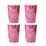Aboriginal art beaker cups - Betty Morton