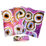 Organic Cotton Aboriginal art Baby Swaddle