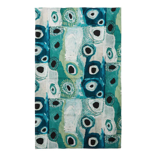 Aboriginal art dish towel