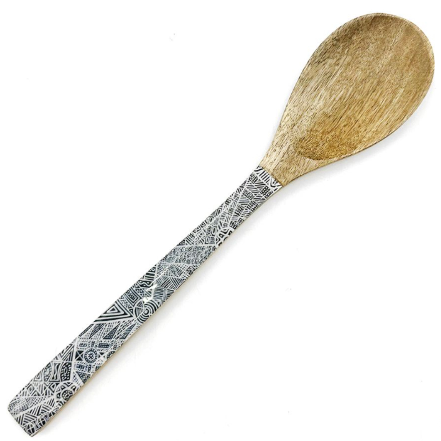 Aboriginal Art Wooden Serving Spoon - Simplicia Tipungwuti