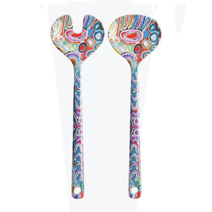 Aboriginal art Salad servers