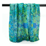 Aboriginal Art - Muslin Baby Swaddle - Cedric Varcoe