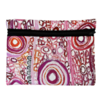 Aboriginal Art Zipped Case – Charmaine Pwerle Awelye (Women’s Body Paint – Atnwengerrp)