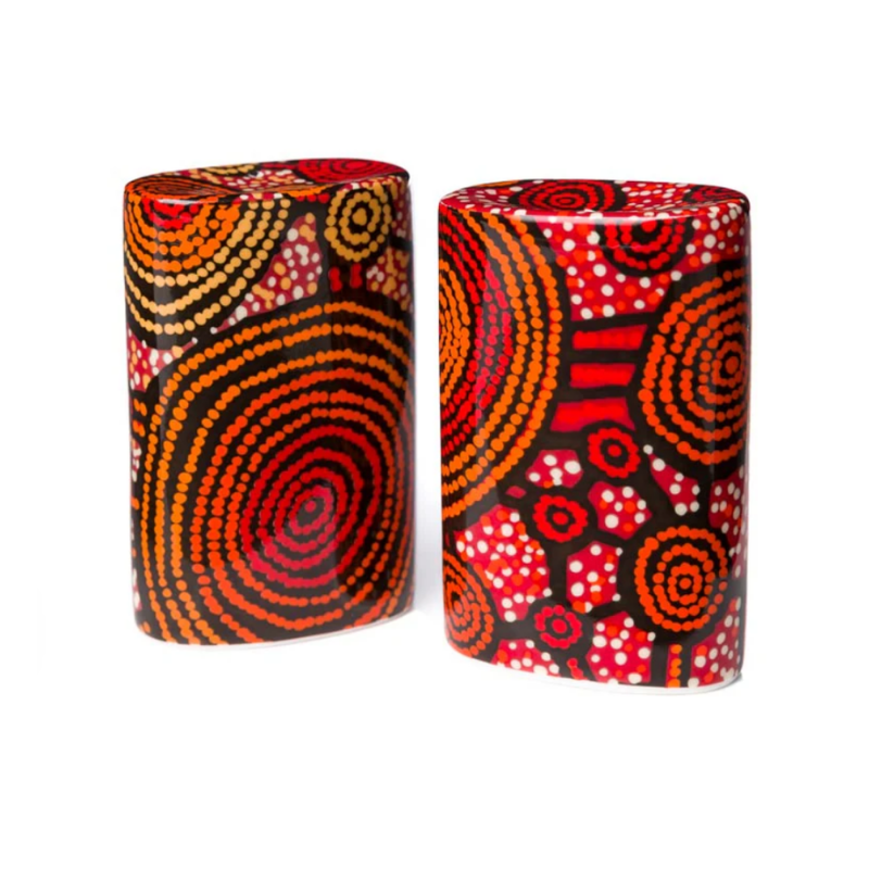 Fine Bone China Salt & Pepper Shakers - Teddy Gibson