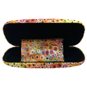 Aboriginal Art Reading Glasses Case – Awelye by Lena Pwerle