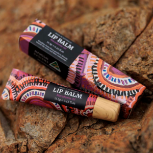 Macadamia Oil Lip Balm – Aboriginal Art by Murdie Morris | Natural Lip Care